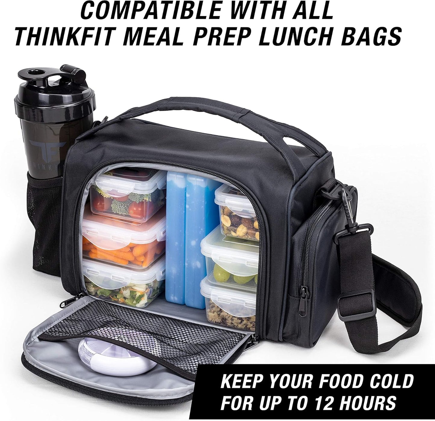 ThinkFit Meal Prep Containers 6 Pack with Lids, Leakproof BPA Free