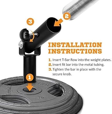 EVERSTRONG T Bar Row Landmine Attachment for 2" Olympic Bars